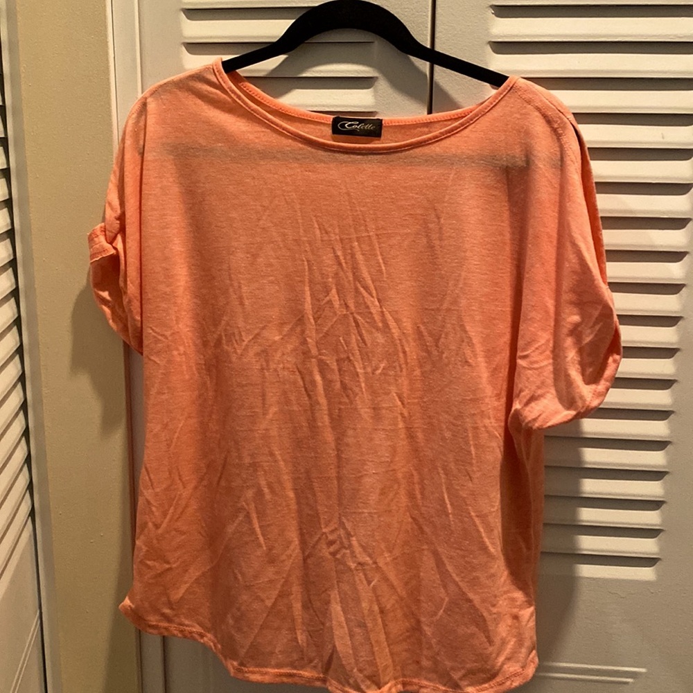 Cold-shoulder Colette top, size medium